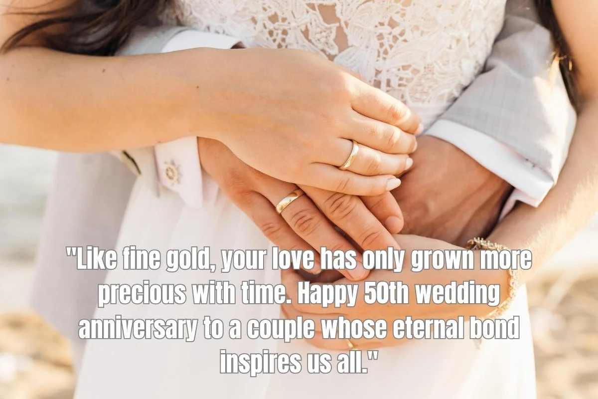 50th Wedding Anniversary Quotes The Golden Jubilee