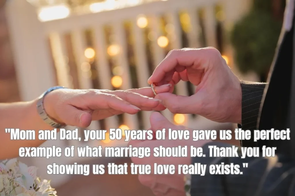 50th Wedding Anniversary Quotes The Golden Jubilee