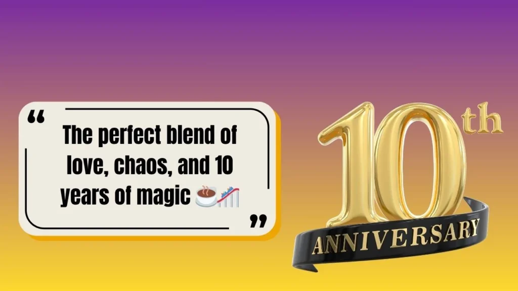 60+ 10-Year Anniversary Instagram Captions to Celebrate a Decade of Love