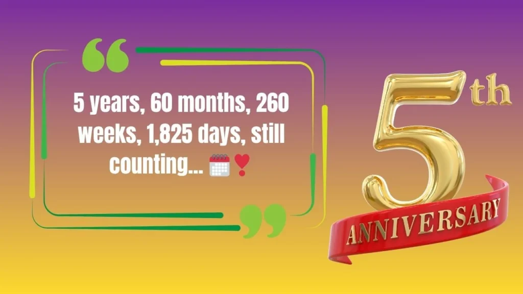 65+ Best 5-Year Anniversary Instagram Captions to Celebrate Half a Decade of Love