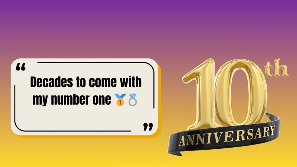 60+ 10-Year Anniversary Instagram Captions to Celebrate a Decade of Love