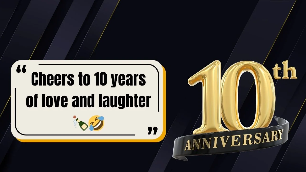 60+ 10-Year Anniversary Instagram Captions to Celebrate a Decade of Love