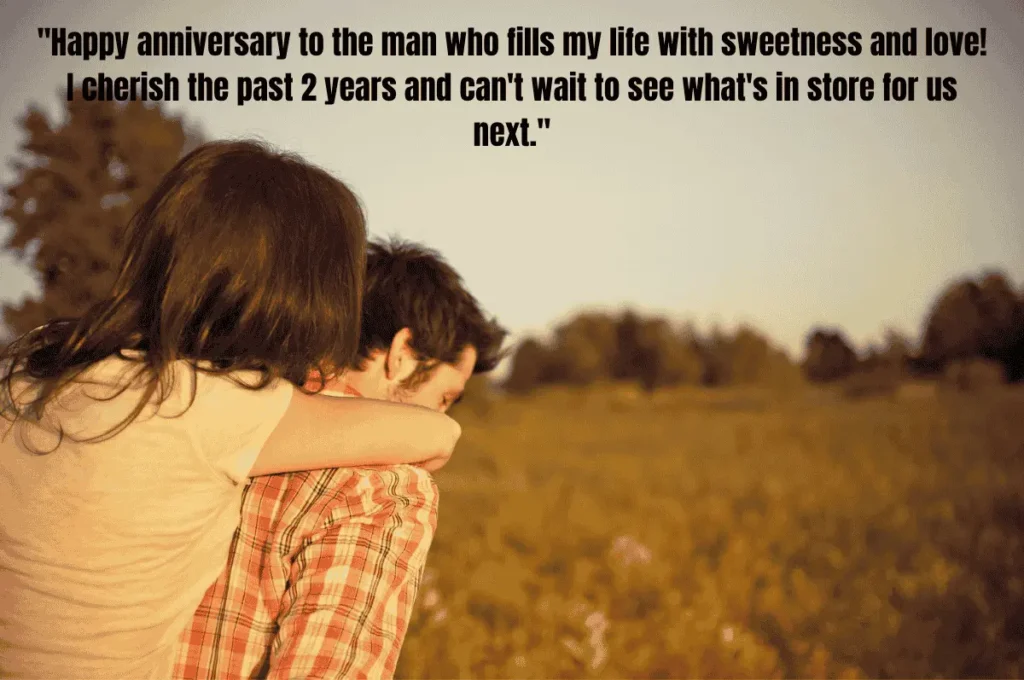 Sweet 2-Year Anniversary Wishes for Boyfriend