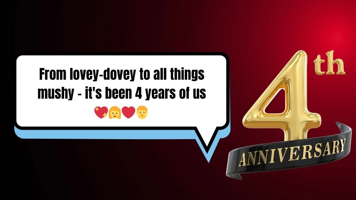 60 4-Year Anniversary Instagram Captions That Capture Your Beautiful Bond