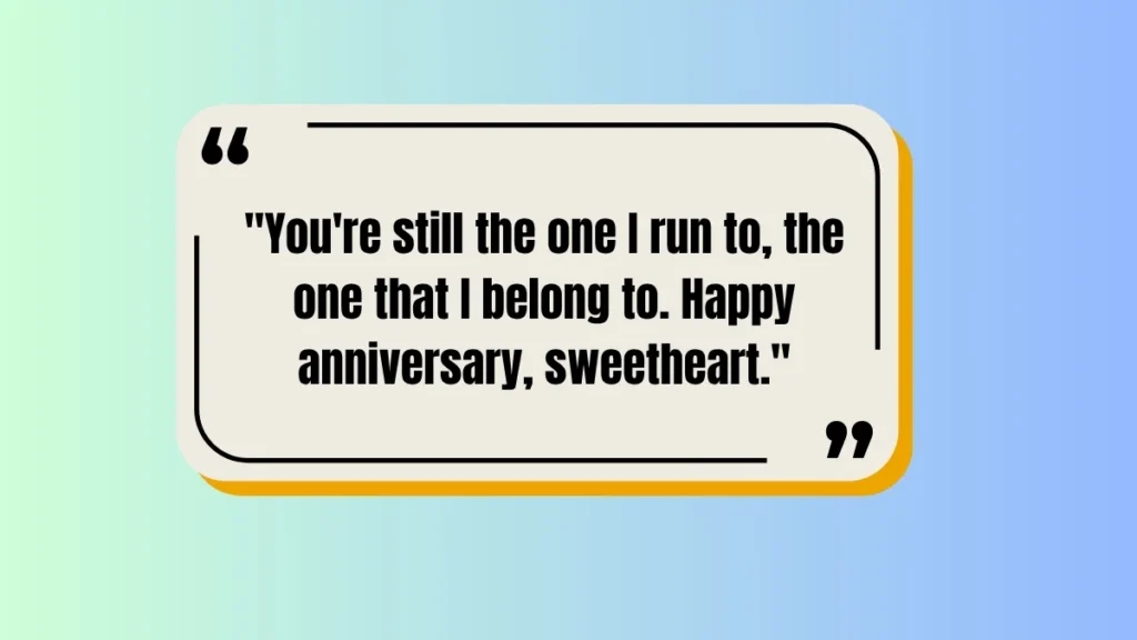 Song Lyrics as Anniversary Captions for Couples