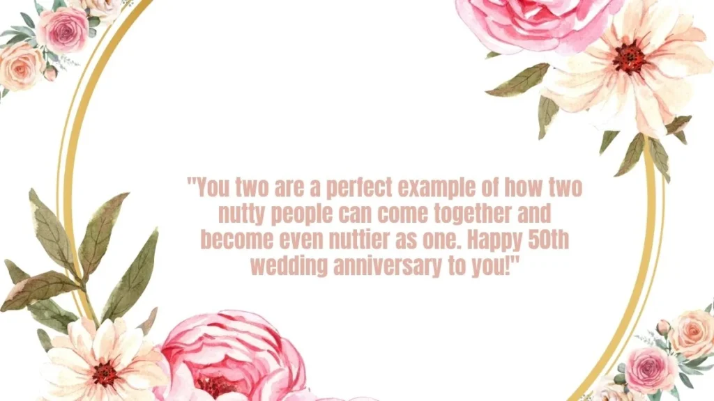 Funny 50th Anniversary Wishes