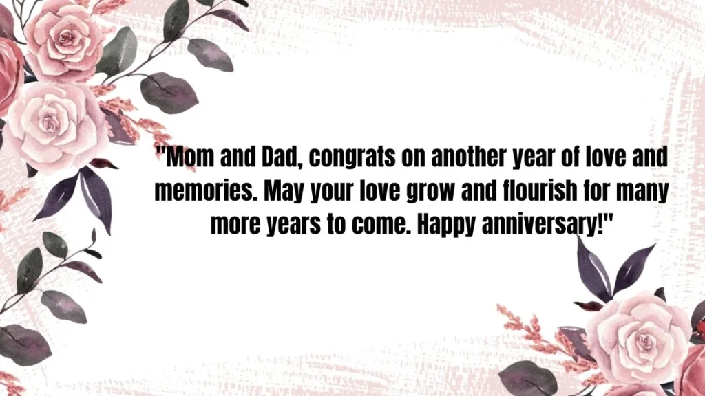 50th Anniversary Wishes for Parents