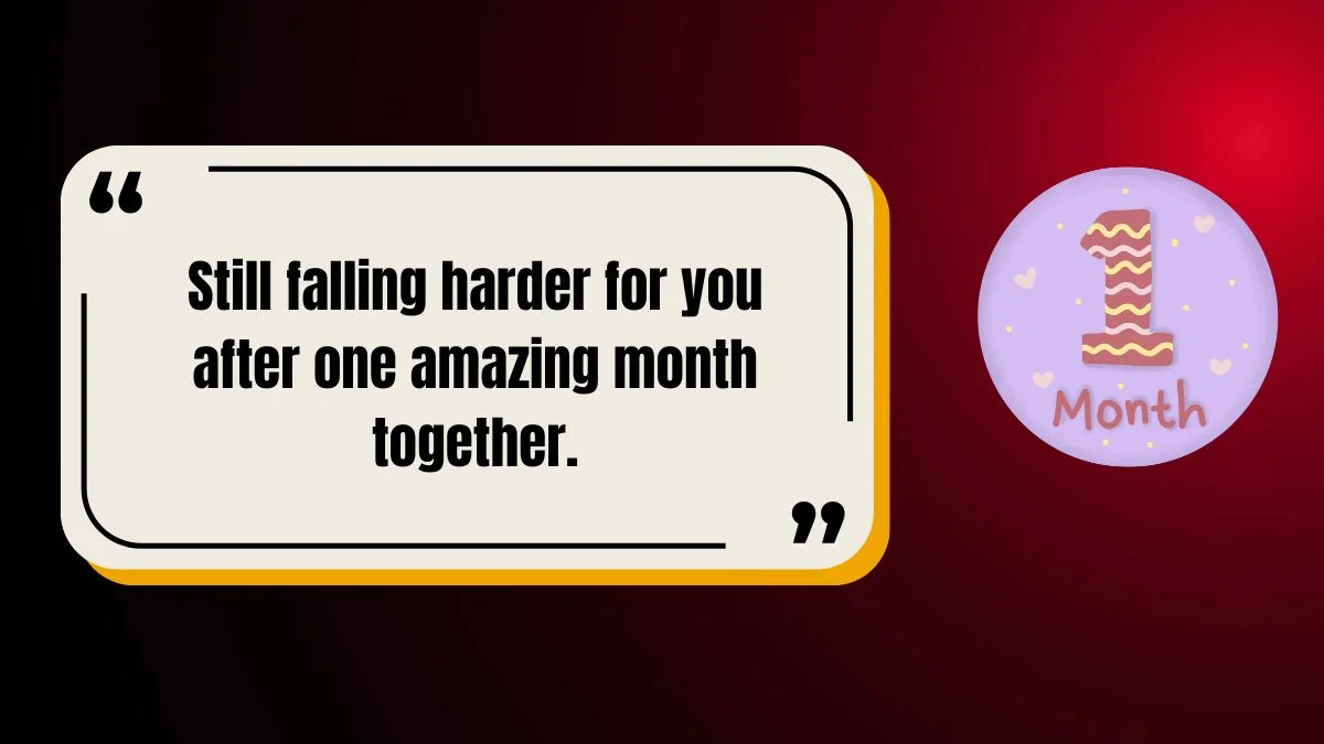55+ 1-Month Anniversary Instagram Captions to Mark Your Cute Beginning