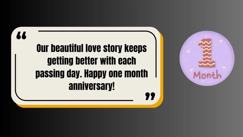 55+ 1-Month Anniversary Instagram Captions to Mark Your Cute Beginning