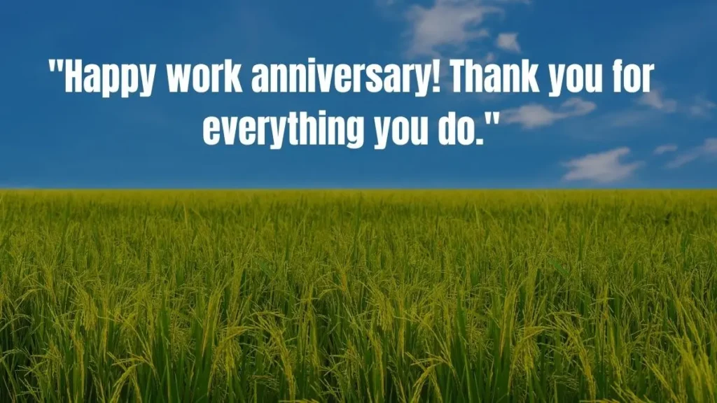 Short 10-Year Work Anniversary Wishes