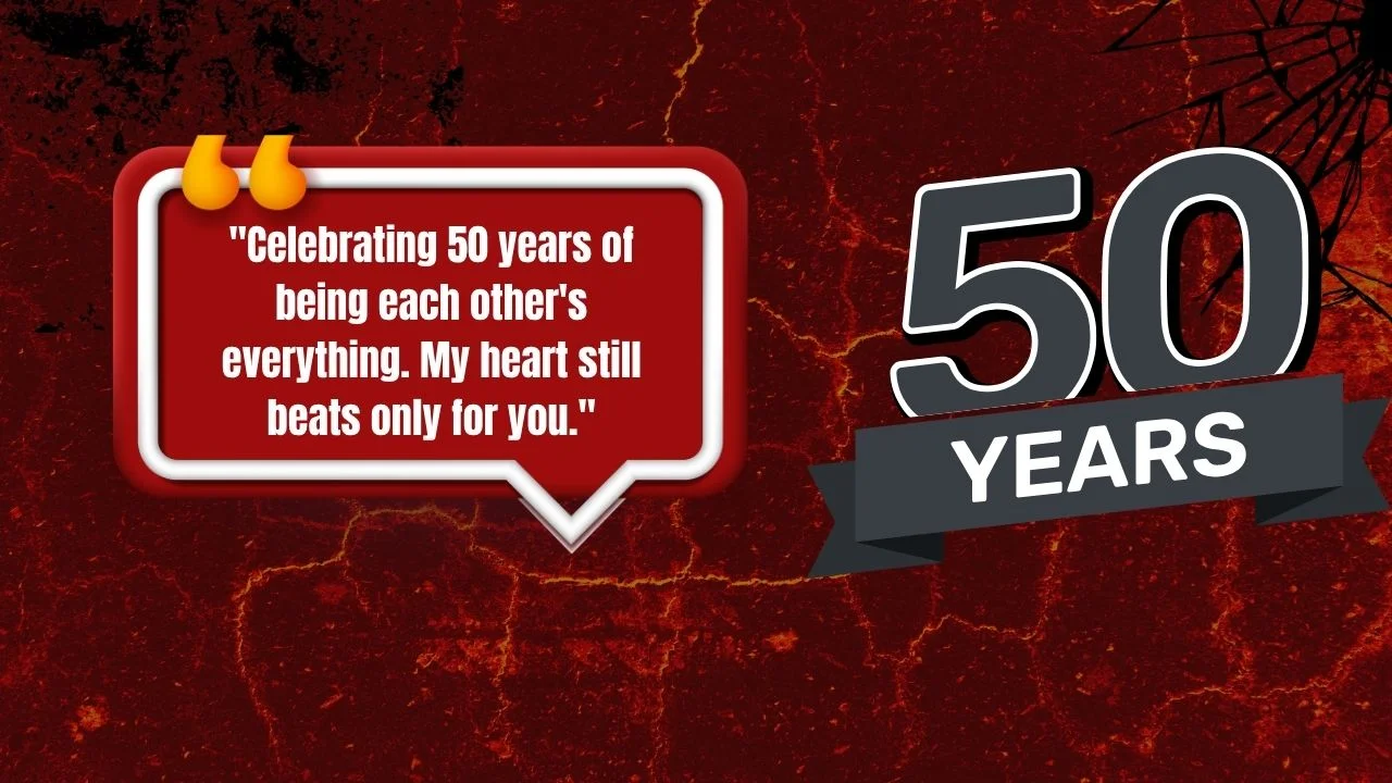 60+ Beautiful 50th Anniversary Instagram Captions for the Golden Couple