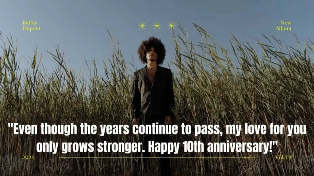 10th Anniversary Wishes for Your Husband