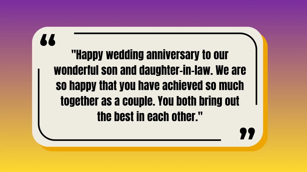 80+ Best Anniversary Quotes For Son And Daughter-In-Law