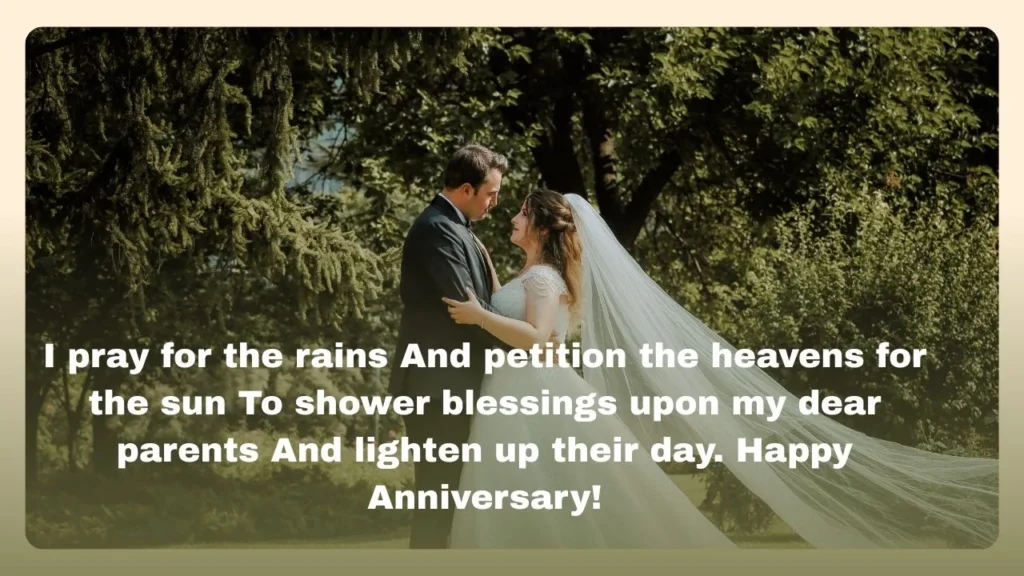 70+ Best Wedding Anniversary Poems For Parents