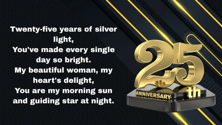 10+ Heartfelt 25th Anniversary Poems to Celebrate Your Silver Milestone