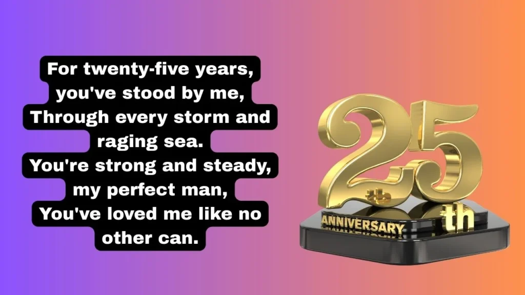 10+ Heartfelt 25th Anniversary Poems to Celebrate Your Silver Milestone