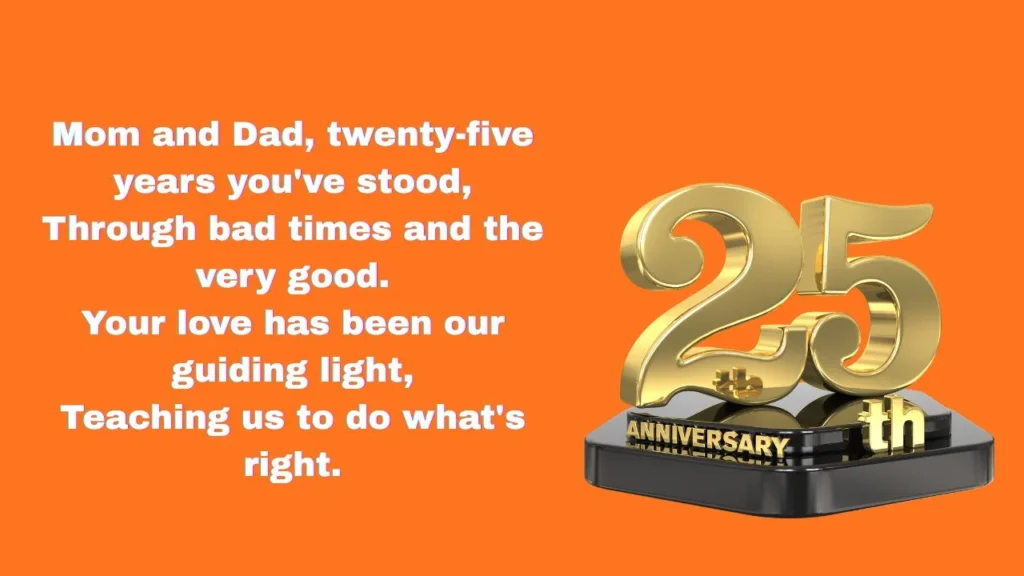 10+ Heartfelt 25th Anniversary Poems to Celebrate Your Silver Milestone