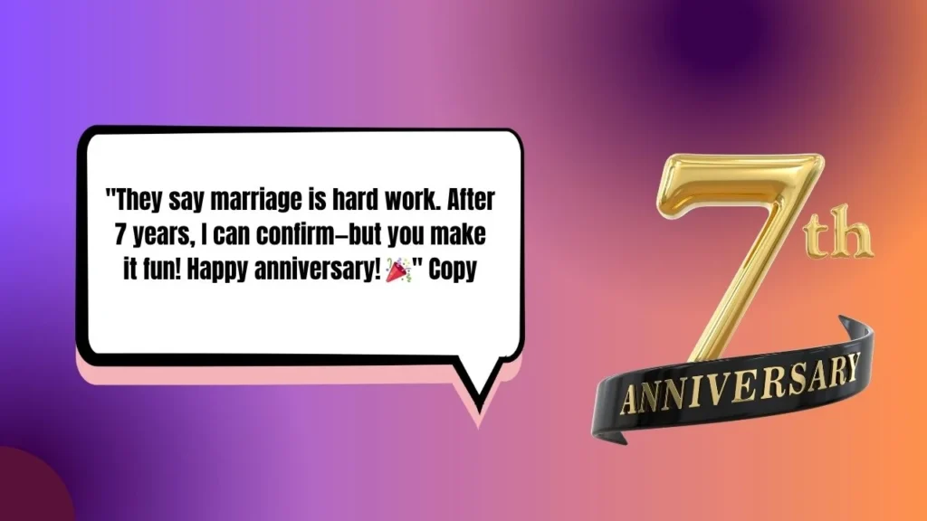 50+ 7th Anniversary Instagram Captions to Celebrate Lucky Love 2025