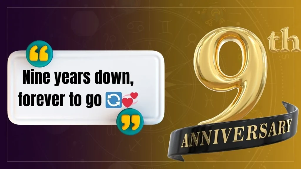 40+ 9th Anniversary Instagram Captions to Mark Beautiful Milestones