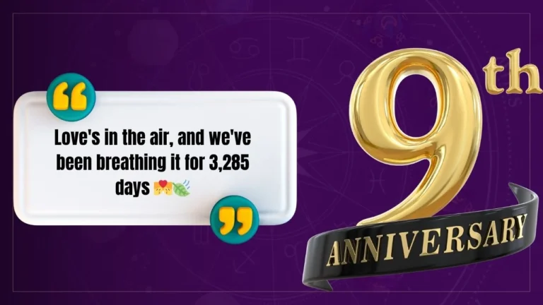 40+ 9th Anniversary Instagram Captions to Mark Beautiful Milestones