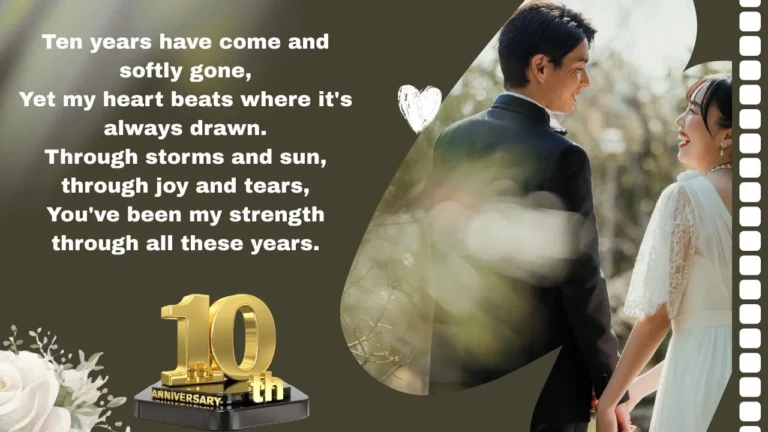 10-Year Anniversary Poems: Celebrating a Decade of Love and Togetherness
