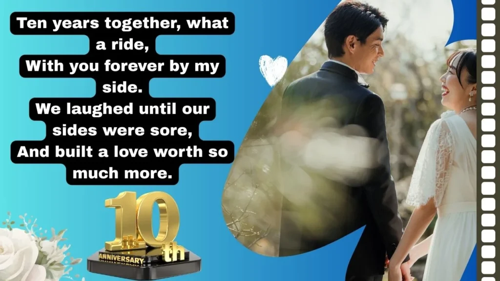 10-Year Anniversary Poems: Celebrating a Decade of Love and Togetherness