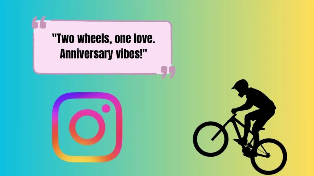 50 Bike Anniversary Instagram Captions for Riders in Love
