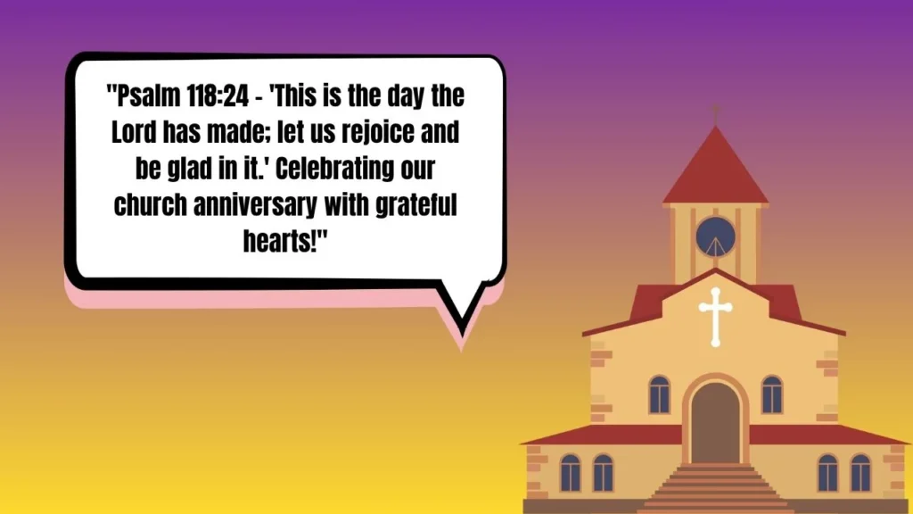 50 Church Anniversary Captions for Instagram (Spiritual & Thankful)