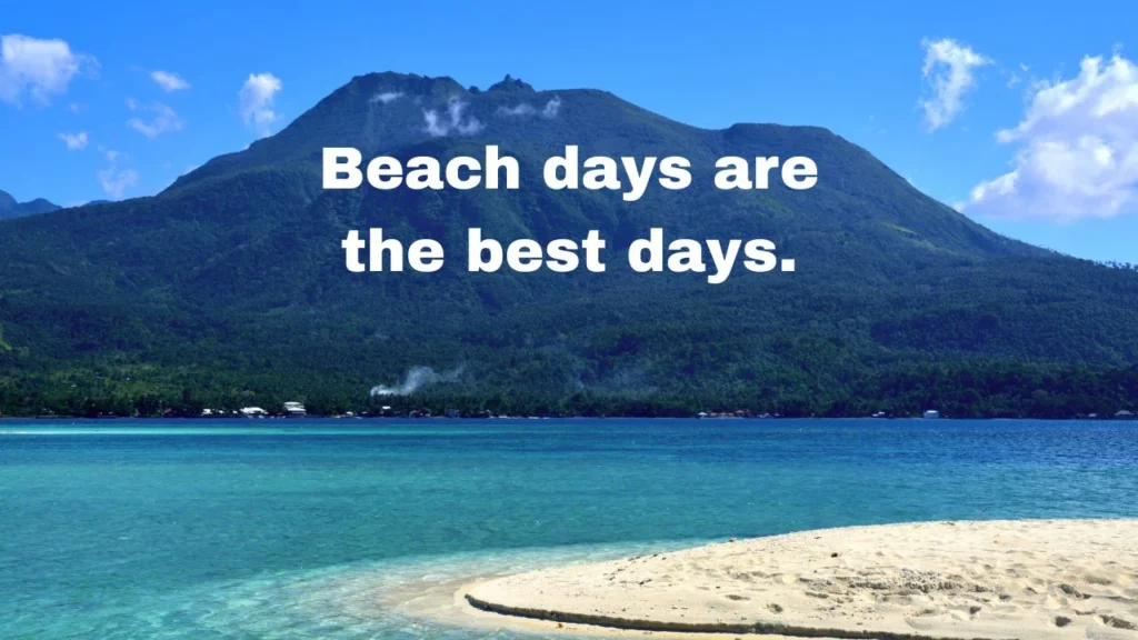 Cute Beach Captions for Instagram