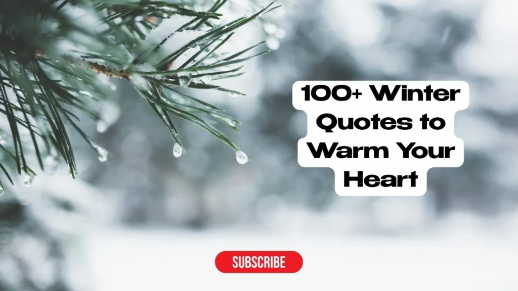 Short Inspirational Winter Quotes